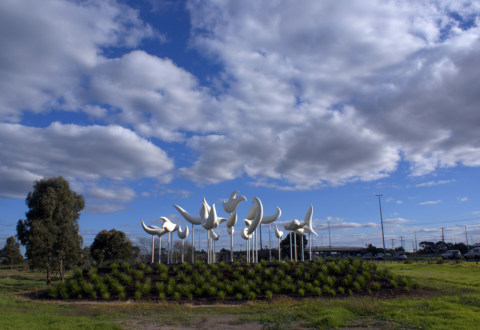 Fire Within Two, 2011, freeway art by Adrian Mauriks.