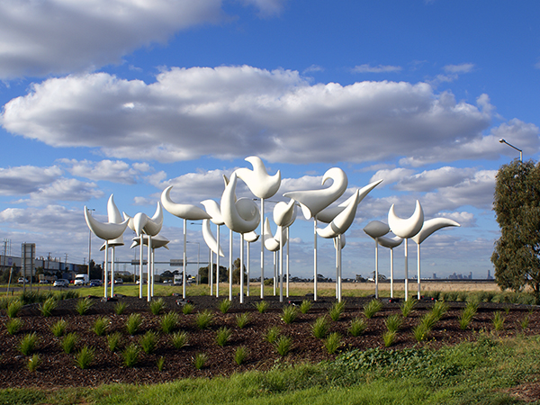 Fire Within Two, 2011, sculpture by Adrian Mauriks.