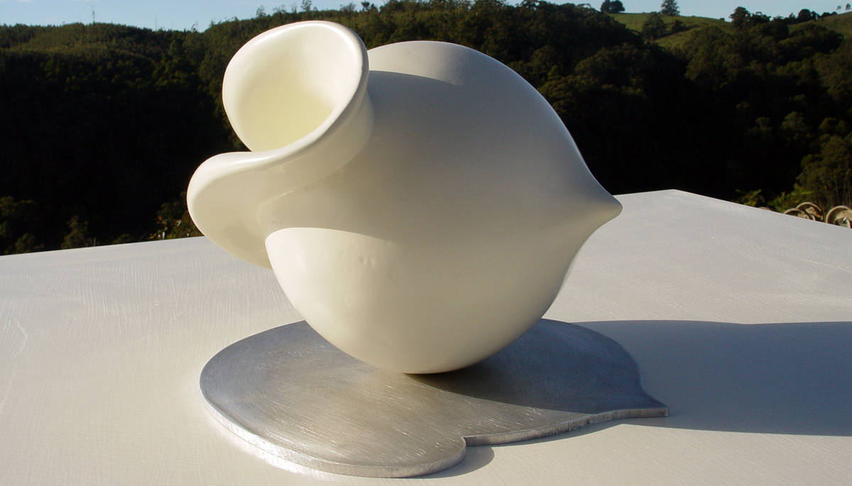 Into, 2006, sculpture by Adrian Mauriks.