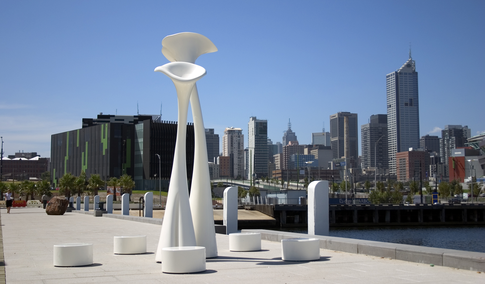 Lillies, 2005 by Australian sculptor Adrian Mauriks.