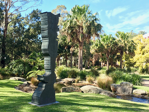 Oldest Man, 1991, sculpture by Adrian Mauriks.