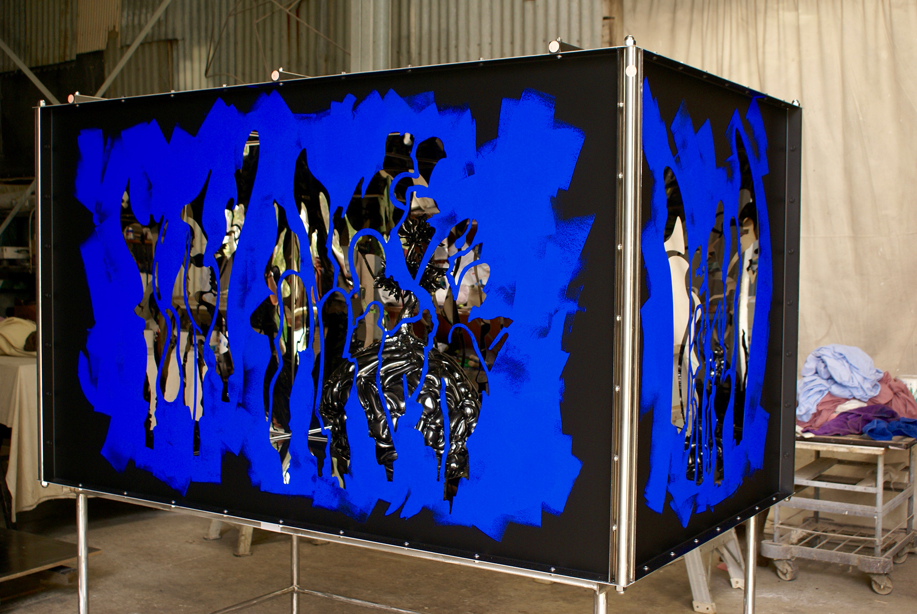 The Box, 2016. Sculpture by Adrian Mauriks.