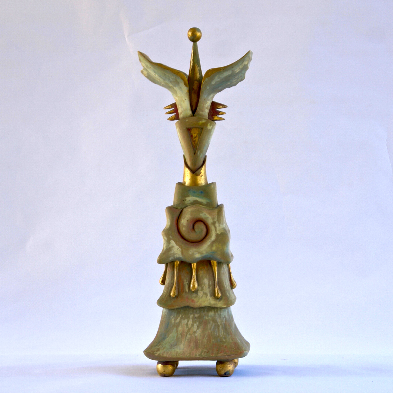 Tower, 1989, sculpture by Adrian Mauriks.