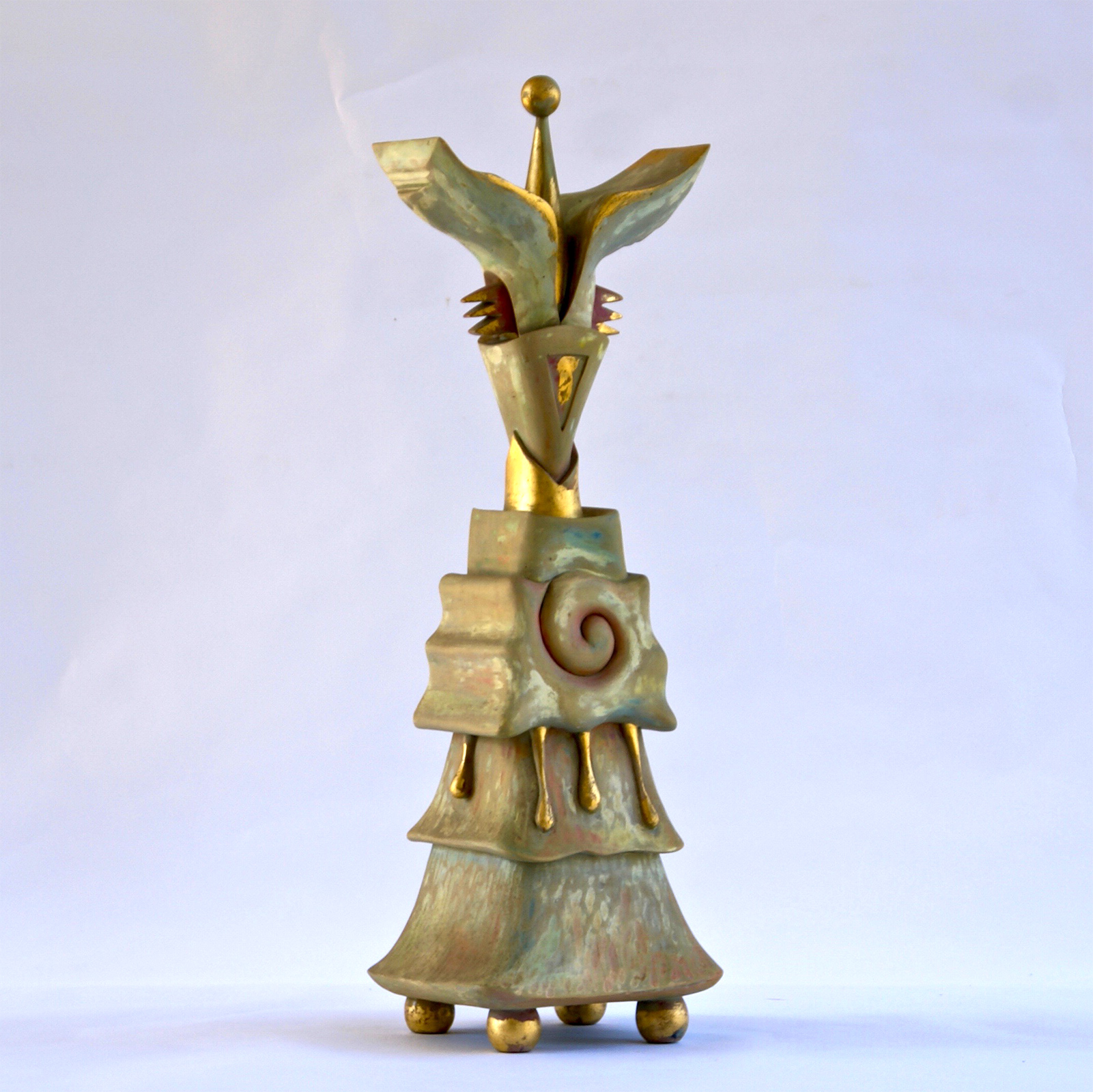 Tower, 1989, sculpture by Adrian Mauriks.